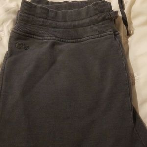 Men's Grey Lacoste Mens Sweatpants